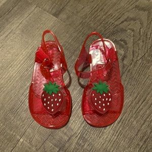 OLD NAVY | size 6 in baby/toddler | toddler girl strappy jelly flats |